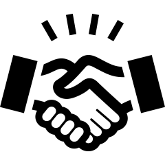 ハンドシェイクアイコン